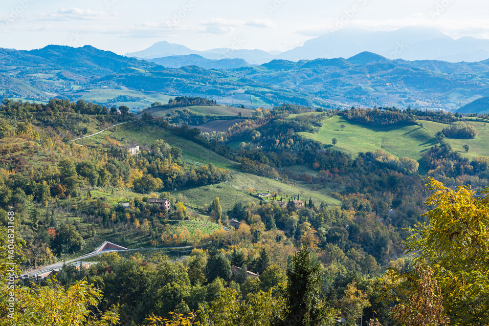 イタリア　ウルビーノの丘からの景色
