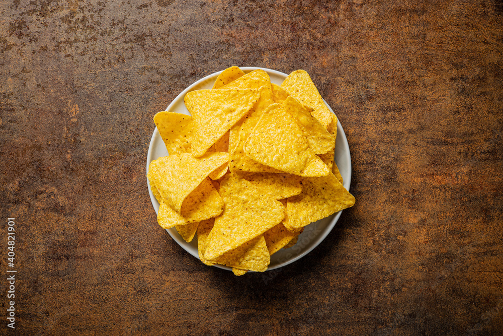 Tortilla chips. Mexican nacho chips. Tortilla chips. Mexican nacho chips.