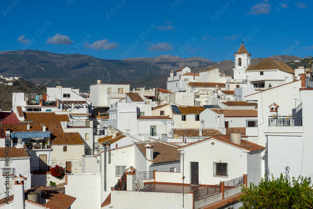 municipio de Sayalonga en la comarca de la Axarquía de Málaga, Andalucía