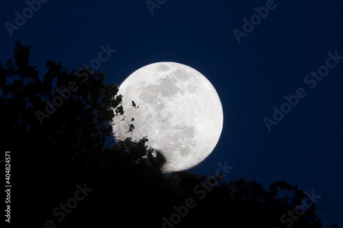 Moon over Akamas, Cyprus