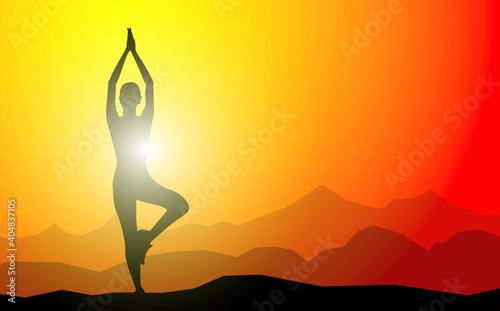meditazione, yoga, fiore di loto	

