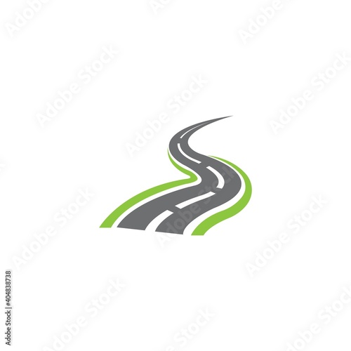 Highway logo and symbol illustration