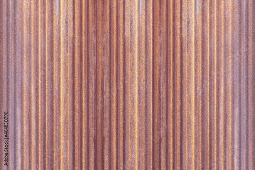 Rusty old galvanized fence texture and seamless background
