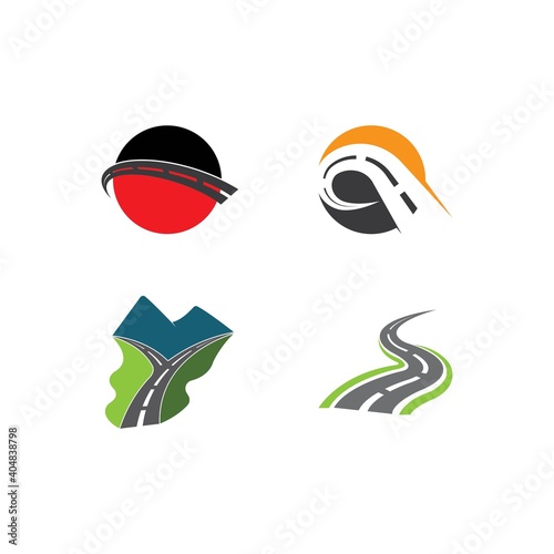 Highway logo and symbol illustration