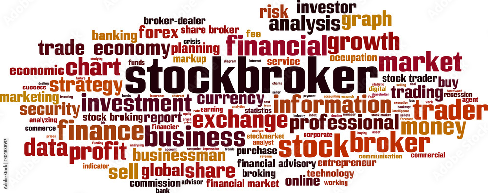 Stockbroker word cloud
