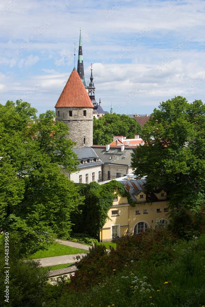 Old Town of Tallinn. Tallinn\'s main attractions are located in the old town