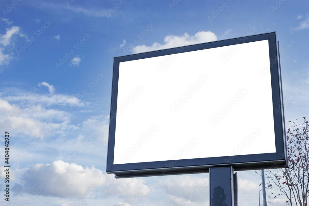 billboard blank mockup and template empty frame for logo or text on exterior street advertising poster screen city background, modern flat style, outdoor banner advertisement billboard blank mockup and template empty frame for logo or text on exterior street advertising poster screen city background, modern flat style, outdoor banner advertisement