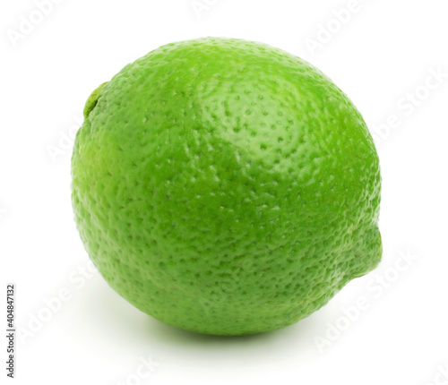 Lime isolated on white background,Citrus fruits,.single.