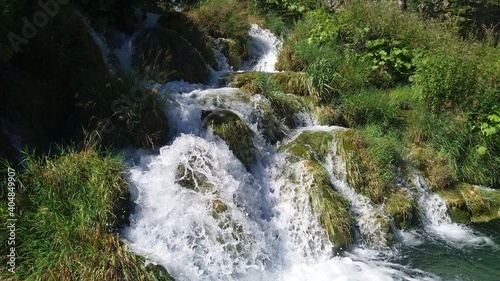 Ma  y wodospad  Plitwickie jeziora  Chorwacja