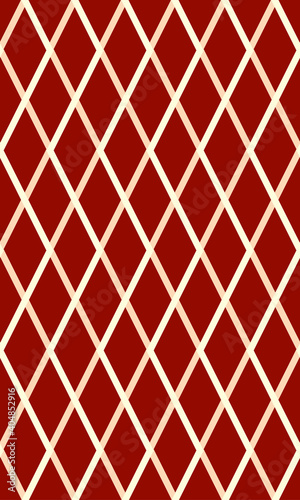 Seamless vector geometric pattern red and white. Design for wallpaper, fabric, textile, wrapping. Simple background