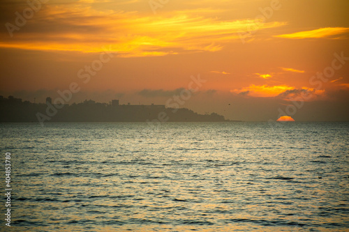 Sunset at Viña del Mar, Chile, South America