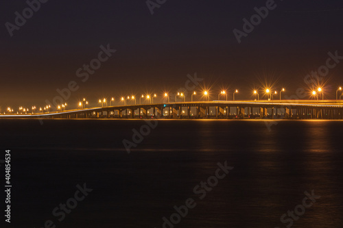 Gandy Bridge night shot, Tampa Bay, Florida