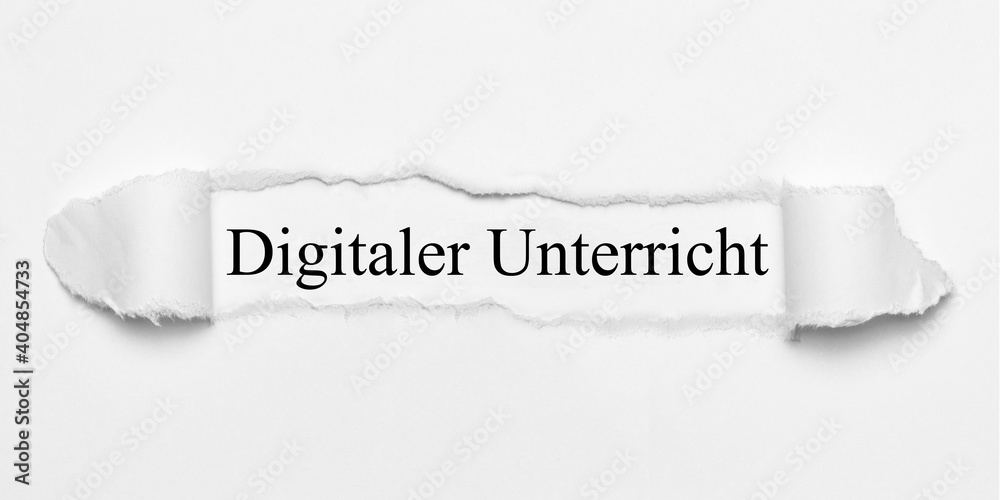 Obraz premium Digitaler Unterricht