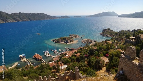Coast view in Turkey close to Antalya