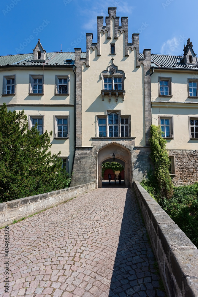 Hruba Skala Castle surrounded by Czech Paradise Park , Czech Republic