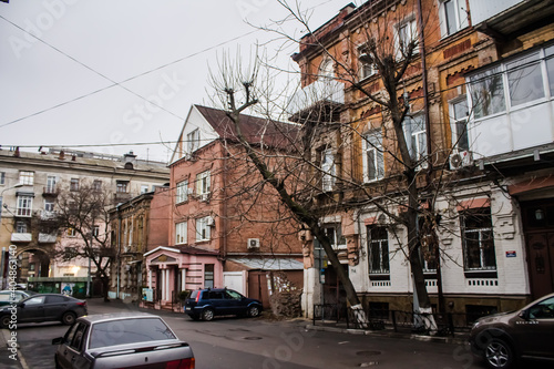 Old streets of the historical center of Rostov-on-Don photo
