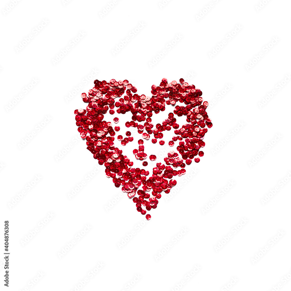Shiny Red Heart, Valentine's Day Shiny Red Heart, Valentine's Day