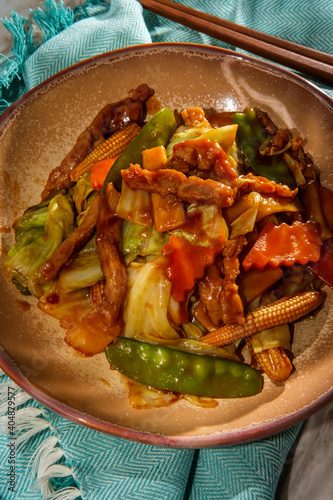 Chinese Double Sauteed Pork photo