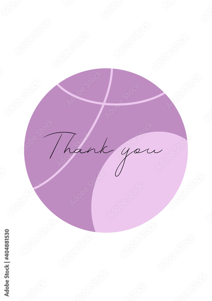 thank you card illustration icon violet pink purple thank you card illustration icon violet pink purple