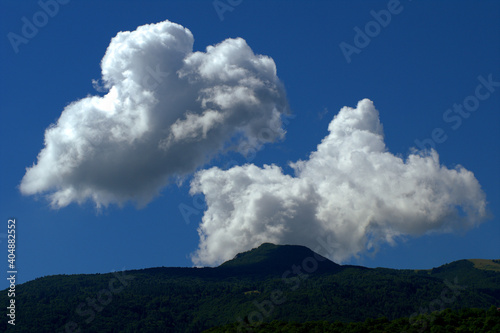 clouds in the mountains,nature, cloud, blue,sky, landscape,view, beautiful, green,cloudy, white, travel, cloudscape,weather, panorama, day,outdoor 