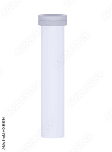 Multi vitamin pills container. vector