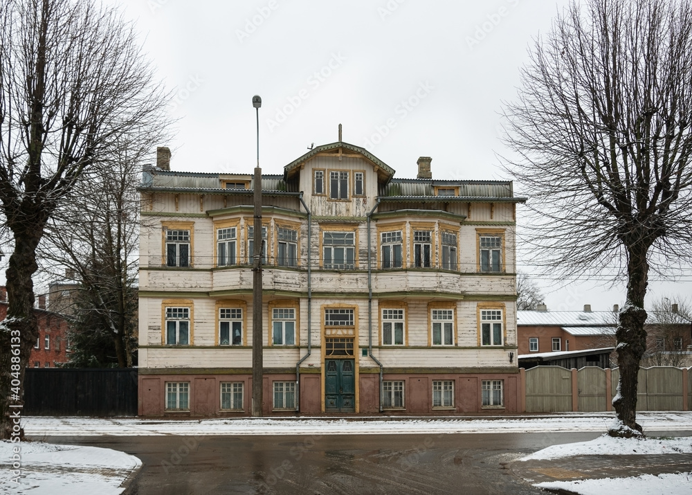 old building in Liepaja.