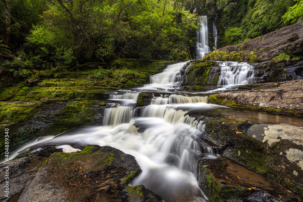 Waterfall in the Catlins, New Zealand