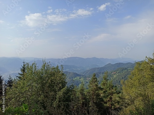 landscape with clouds