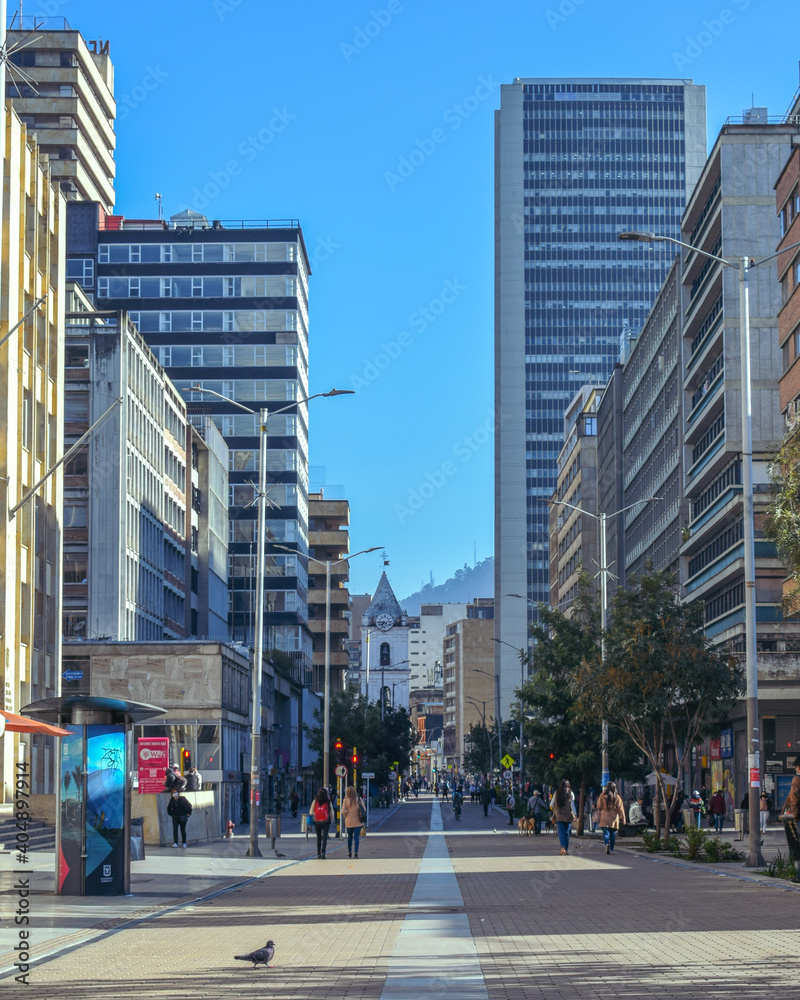 Obraz premium URBAN LANDSCAPES OF THE CITY OF BOGOTÁ (COLOMBIA)