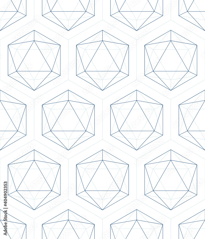 Vector geometric seamless pattern. Modern geometric background. Hexagonal mesh. Vector geometric seamless pattern. Modern geometric background. Hexagonal mesh.
