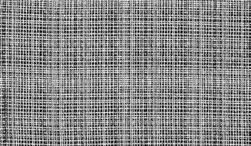 Vector fabric texture. Distressed texture of weaving fabric. Grunge background. Abstract halftone vector illustration. Overlay to create interesting effect and depth. Black isolated on white. EPS10.