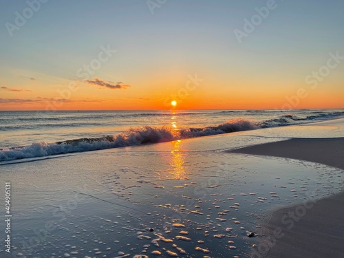 sunset on the beach © Gerri