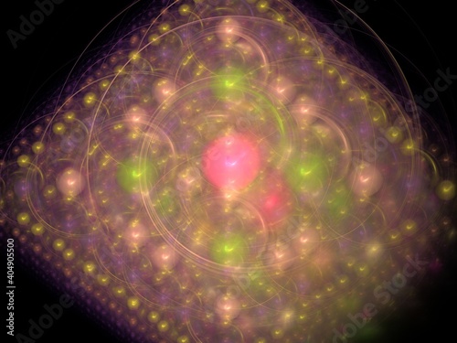 meditation mandalaand fractal