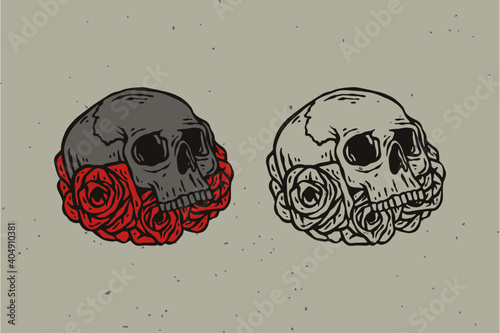 Skull Illustration 03