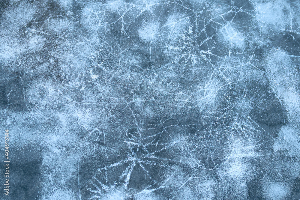 Background oh a broken frozen lake Background oh a broken frozen lake