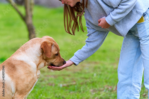 Women with dog