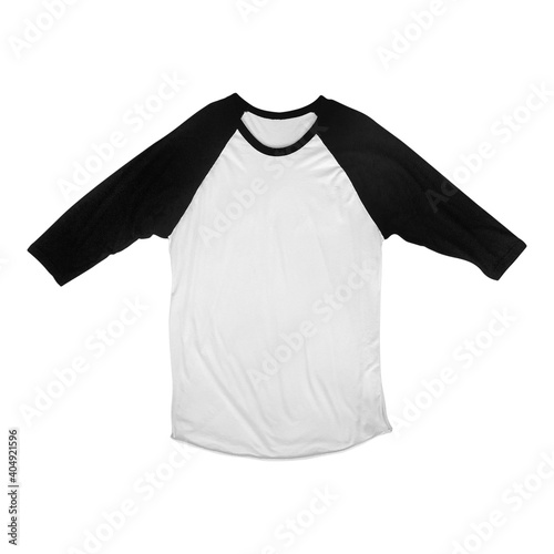 Raglan 3/4 Sleeve Shirt Mockup