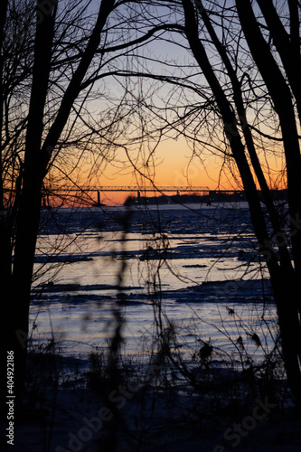 Sunset in Quebec
