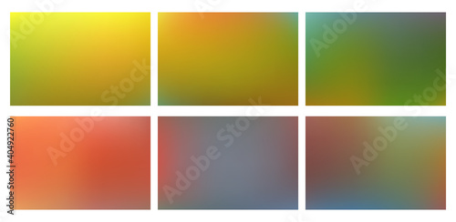 Vector abstract colorful background blurred gradient color bokeh blurry palette © bramantya