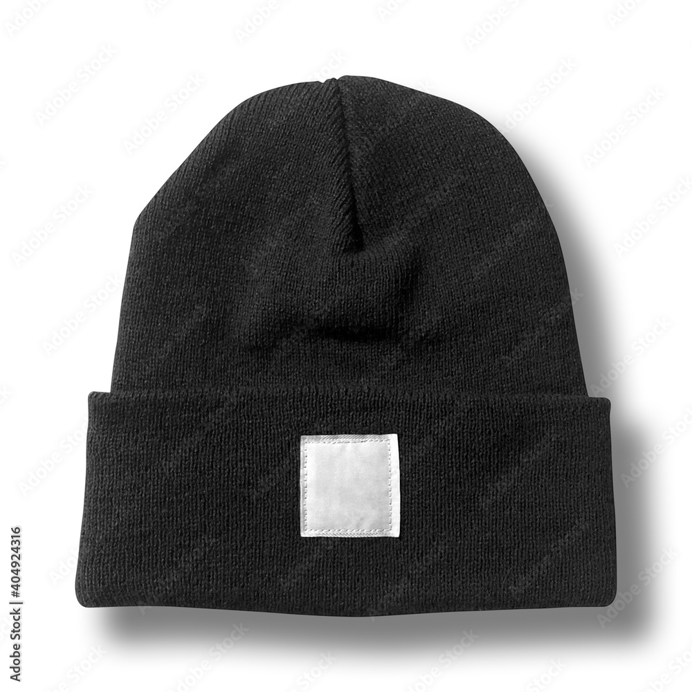 Φωτογραφία Folded Beanie Mockup with Label