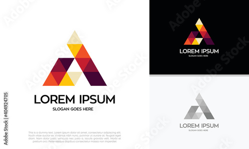 Initials  A AA logo design. Initial Letter Logo.