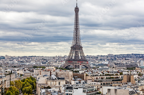 Paris  biggest attraction. Eiffel Tower