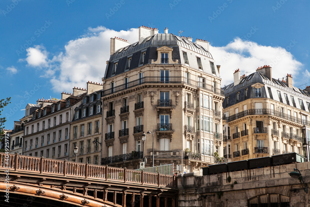 Historic tenement house in Paris