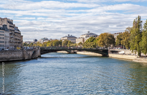 Seine River in Paris, France