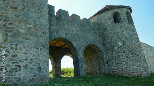 Praetoria gate of the Roman Castrum - Porolissum ancient roman city in Romania, old Dacia province
 photo
