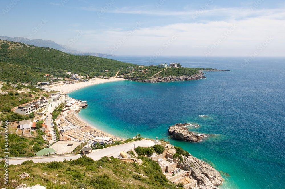 eine Bucht an der Albanische Riviera