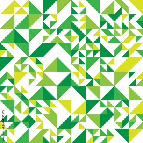 Abstract mosaic of right triangles