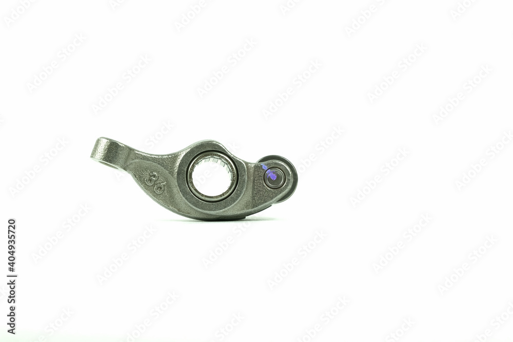 Motorcycle engine parts isolated on white background Motorcycle engine parts isolated on white background