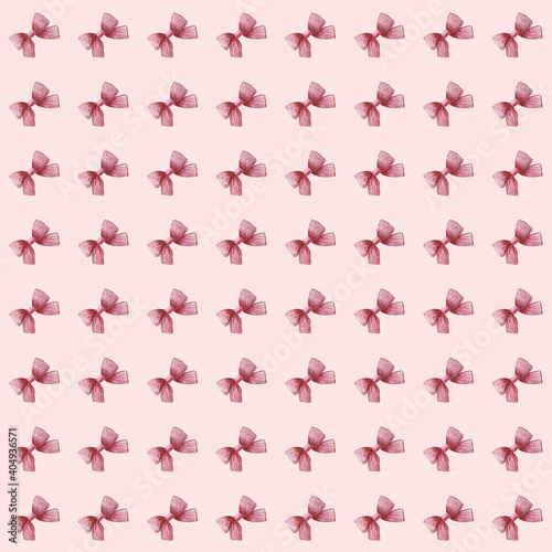 Watercolor seamless pattern on Valentine's day. Cute pattern for gift, postcard, digital paper