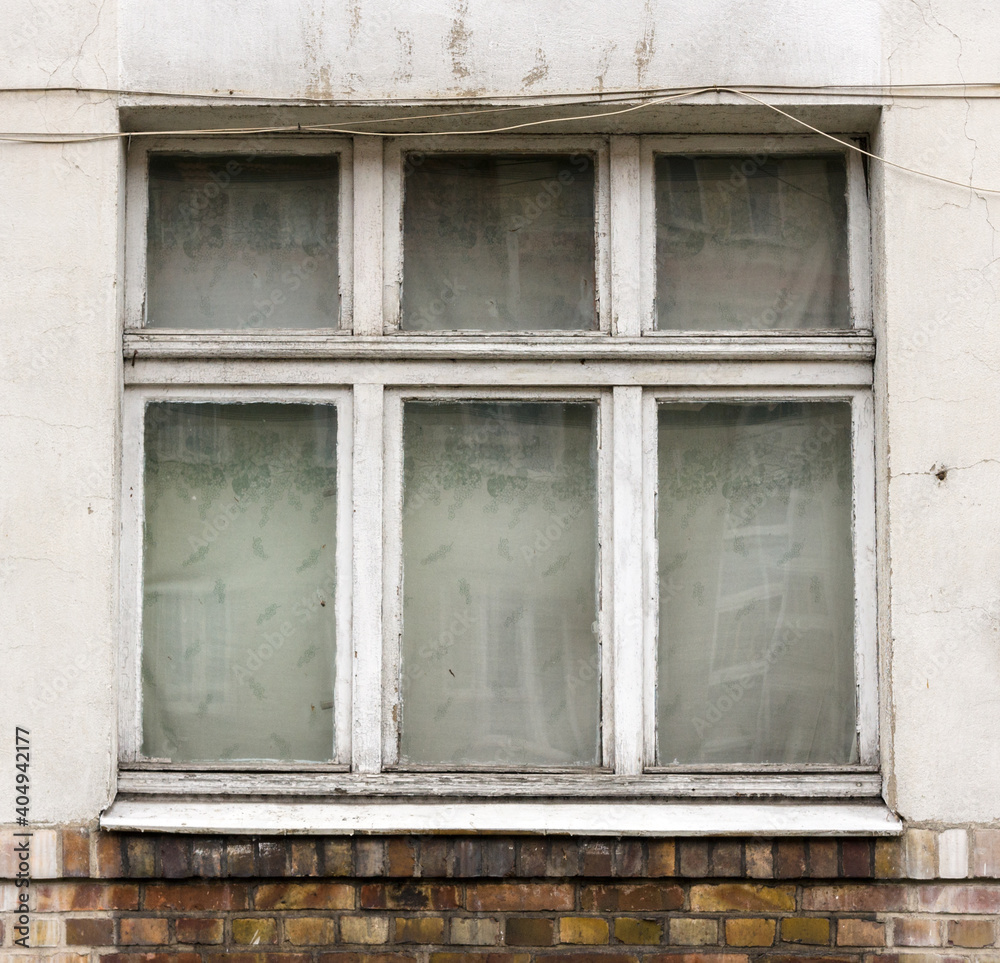old window in building